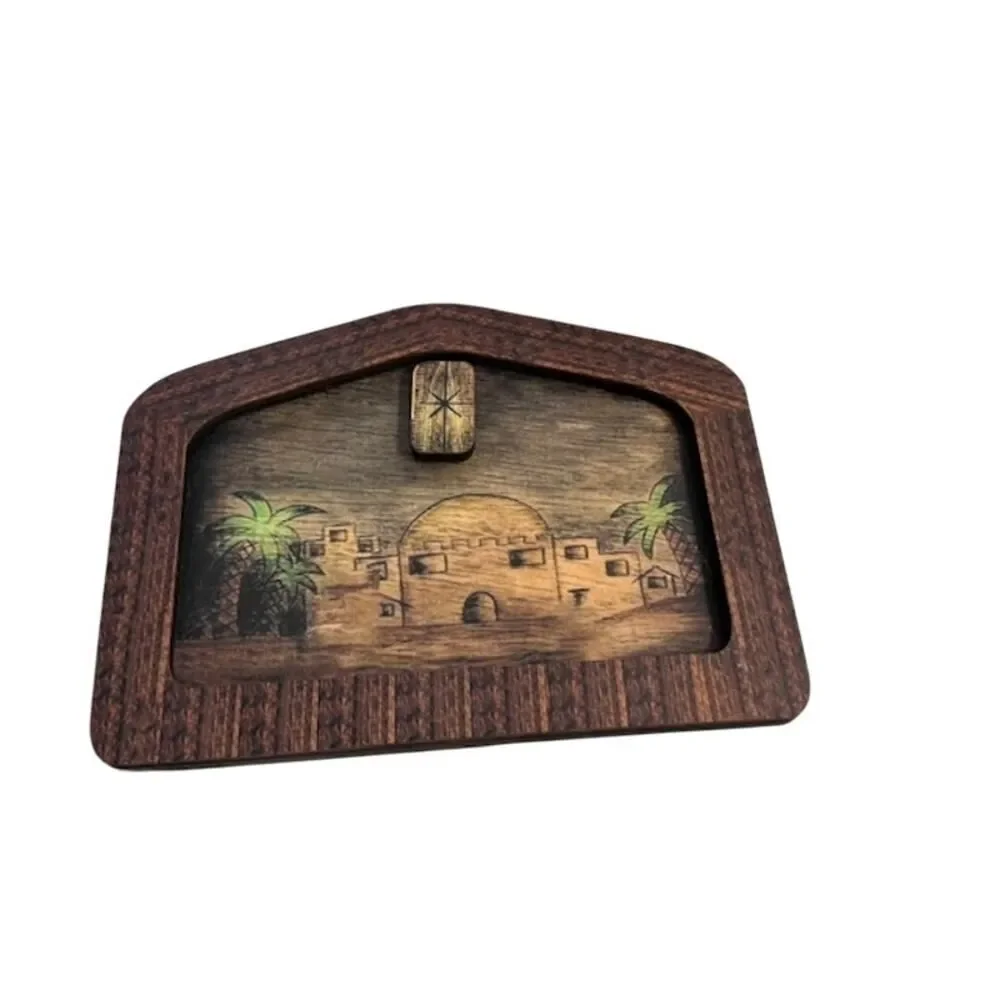 Nativity Set Wood Puzzle Folk Art Christmas 13 Piece